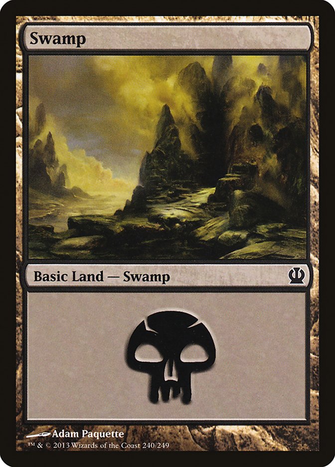 Swamp (240) [Theros] | Boutique FDB TCG