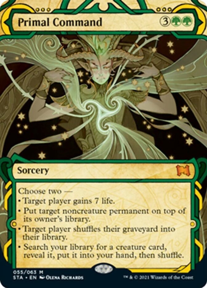 Primal Command (Foil Etched) [Strixhaven: School of Mages Mystical Archive] | Boutique FDB TCG
