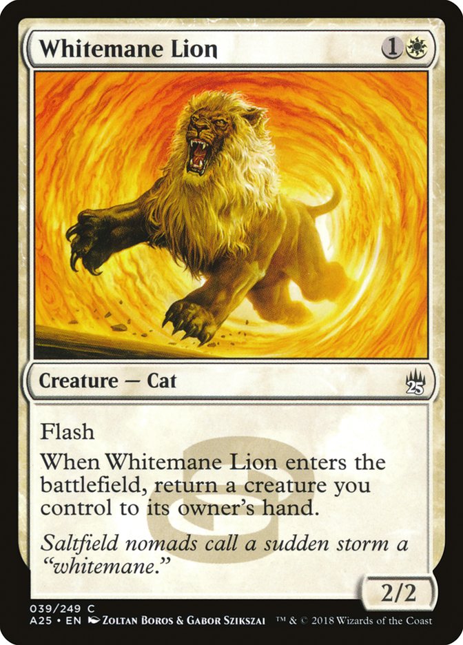 Whitemane Lion [Masters 25] | Boutique FDB TCG