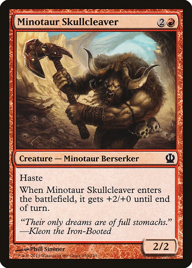 Minotaur Skullcleaver [Theros] | Boutique FDB TCG