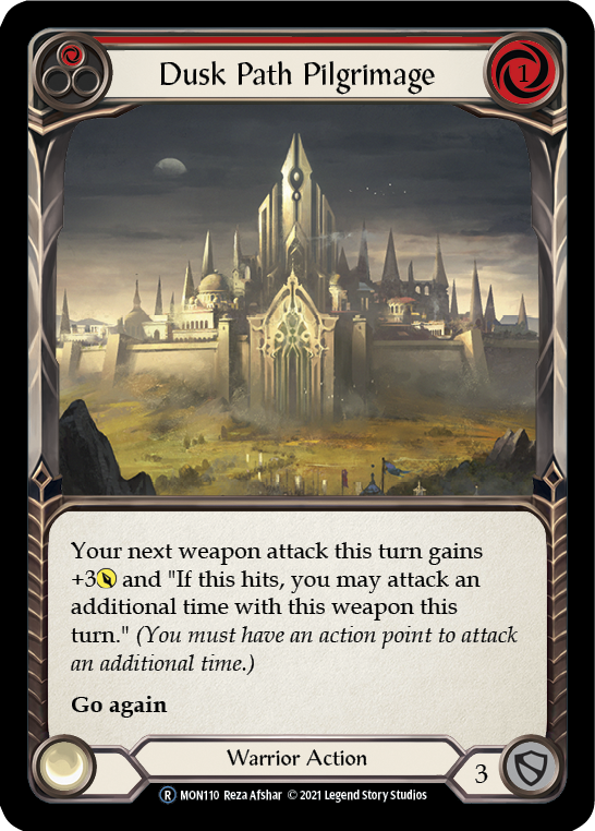 Dusk Path Pilgrimage (Red) [U-MON110] (Monarch Unlimited)  Unlimited Normal | Boutique FDB TCG