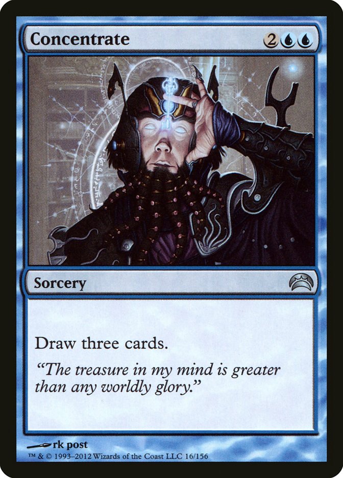 Concentrate [Planechase 2012] | Boutique FDB TCG