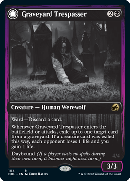 Graveyard Trespasser // Graveyard Glutton [Innistrad: Double Feature] | Boutique FDB TCG