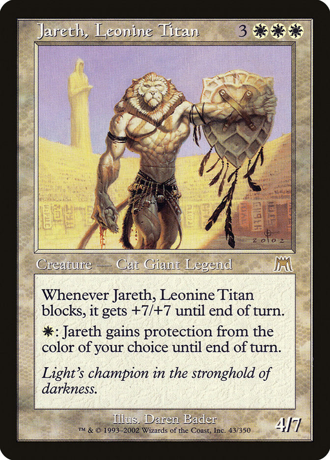 Jareth, Leonine Titan [Onslaught] | Boutique FDB TCG