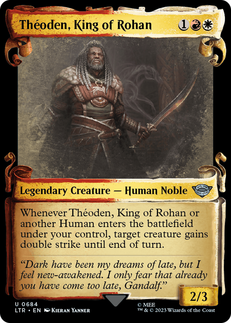 Theoden, King of Rohan [The Lord of the Rings: Tales of Middle-Earth Showcase Scrolls] | Boutique FDB TCG