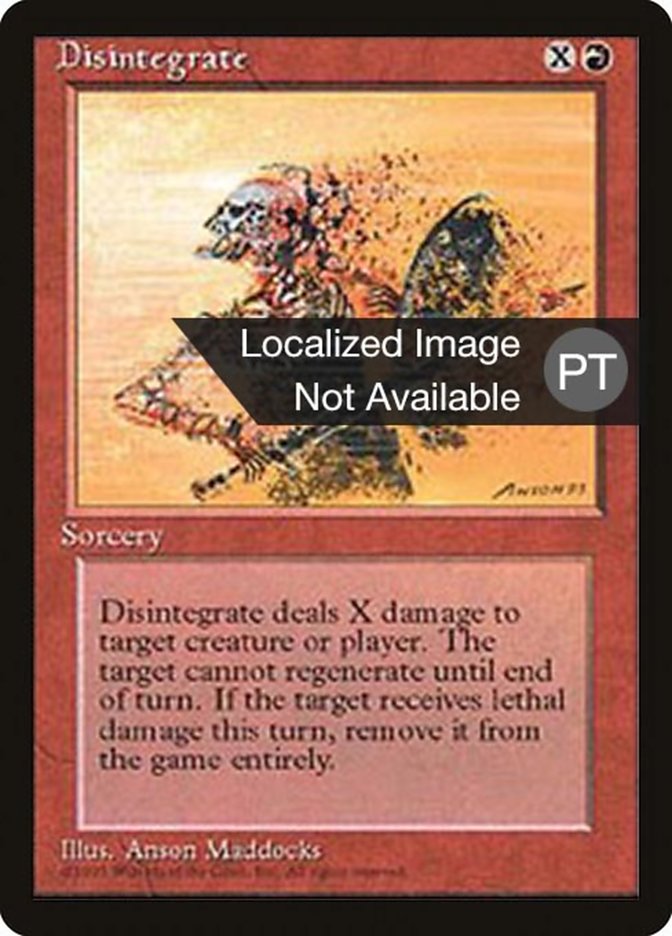 Disintegrate [Fourth Edition (Foreign Black Border)] | Boutique FDB TCG