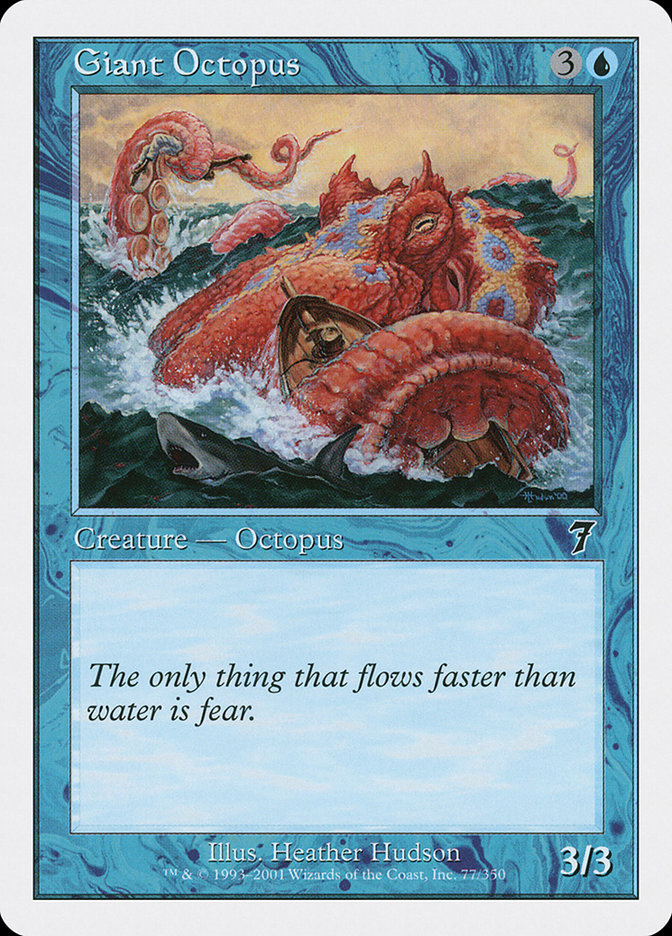 Giant Octopus [Seventh Edition] | Boutique FDB TCG