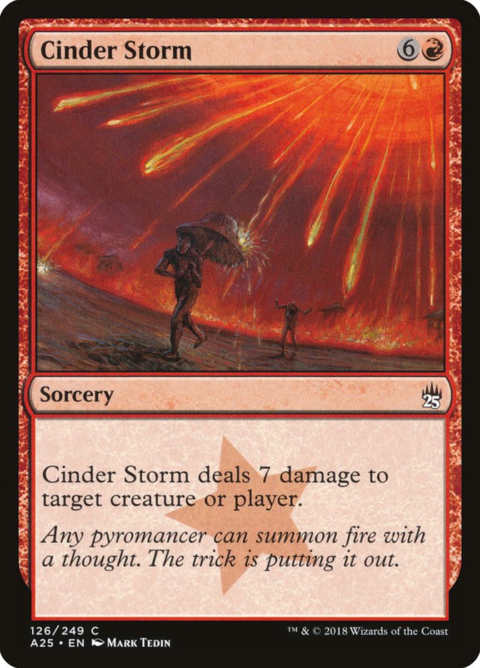 Cinder Storm [Masters 25] | Boutique FDB TCG