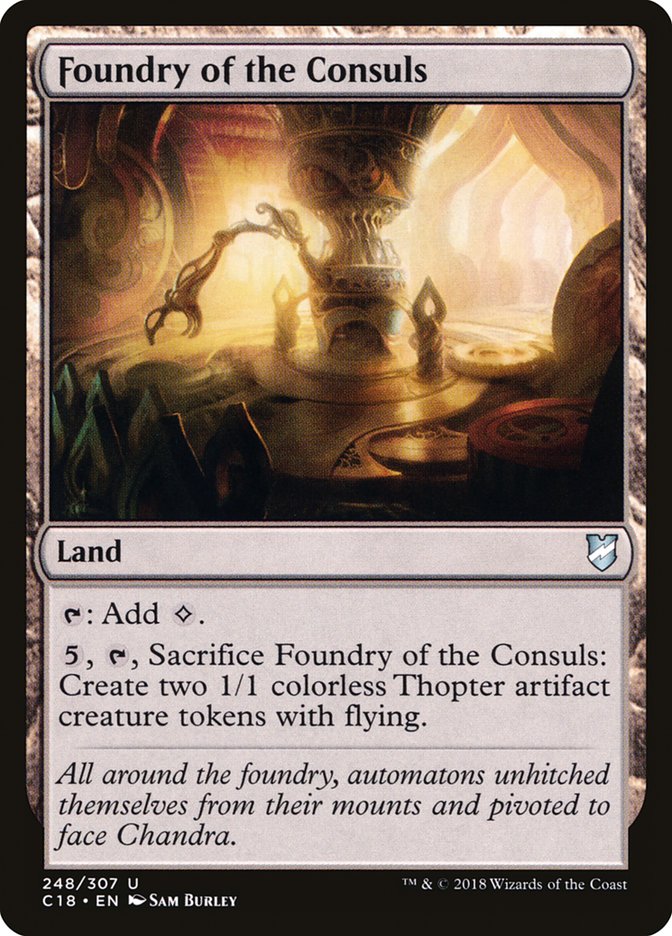 Foundry of the Consuls [Commander 2018] | Boutique FDB TCG