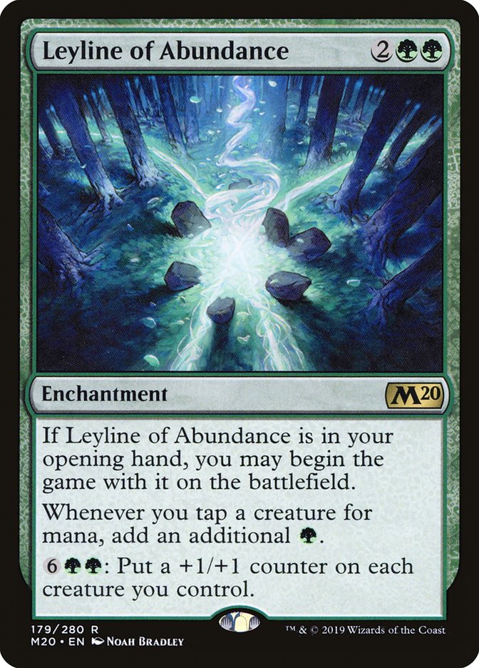 Leyline of Abundance [Core Set 2020] | Boutique FDB TCG