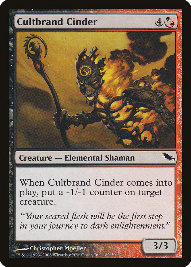 Cultbrand Cinder [Shadowmoor] | Boutique FDB TCG