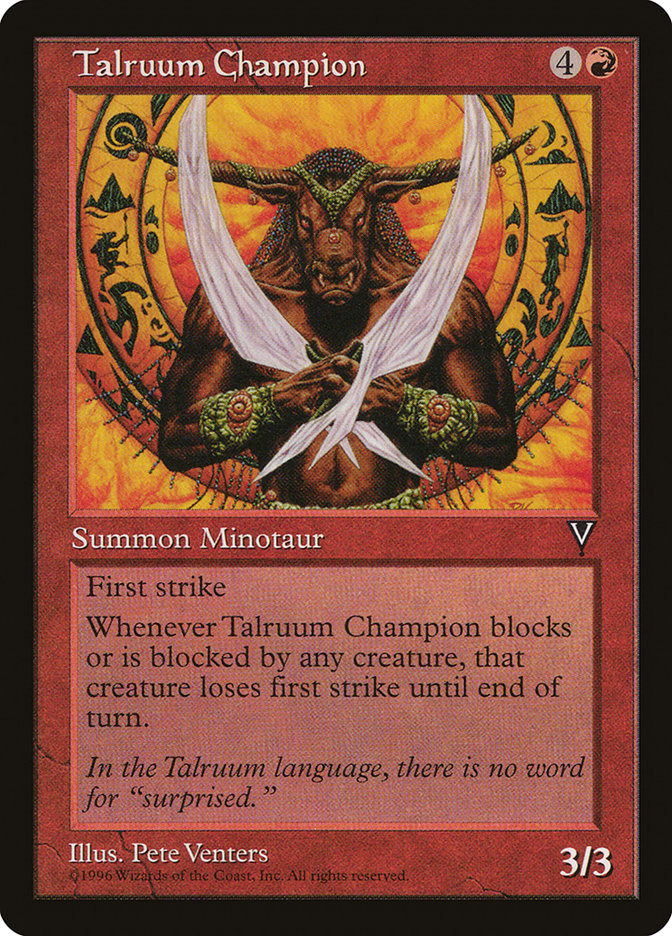 Talruum Champion [Visions] | Boutique FDB TCG