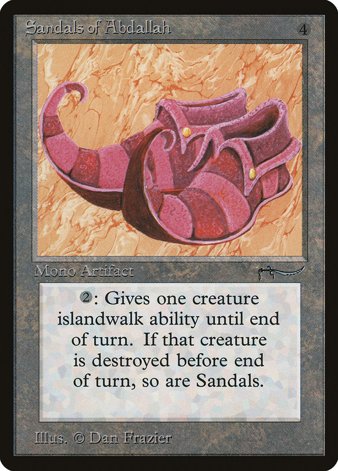 Sandals of Abdallah [Arabian Nights] | Boutique FDB TCG