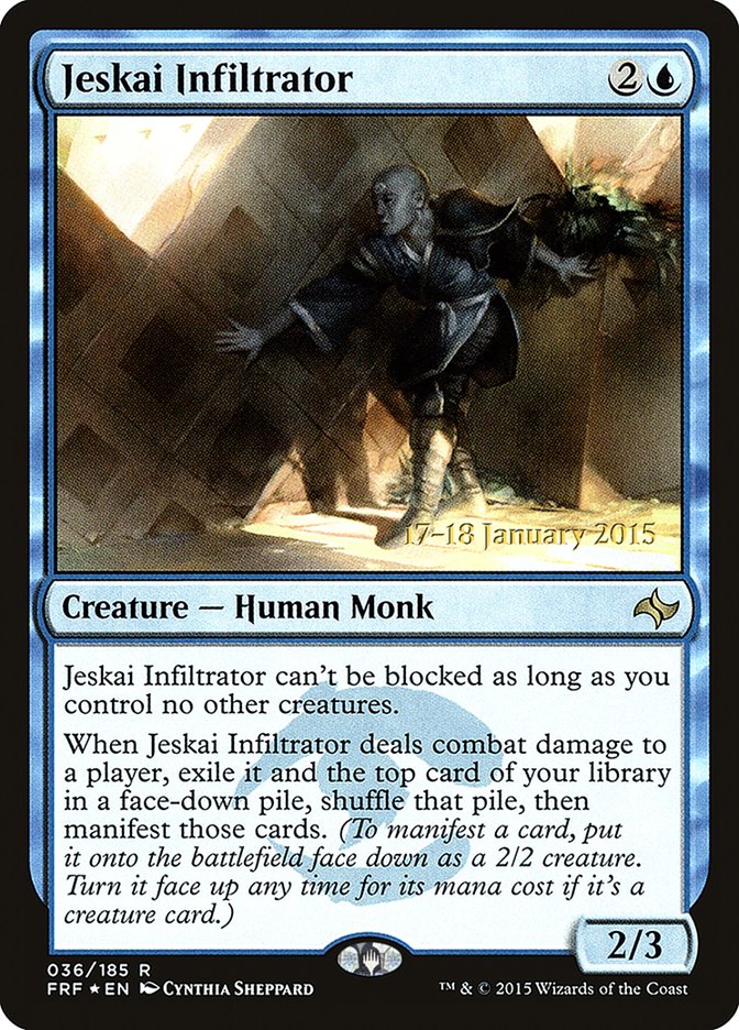 Jeskai Infiltrator [Fate Reforged Prerelease Promos] | Boutique FDB TCG