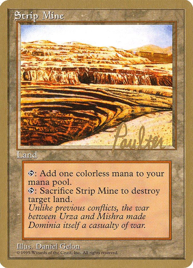 Strip Mine (Preston Poulter) [Pro Tour Collector Set] | Boutique FDB TCG