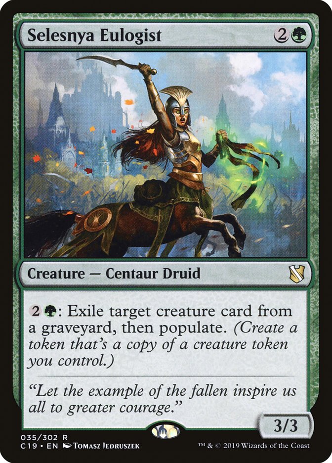 Selesnya Eulogist [Commander 2019] | Boutique FDB TCG