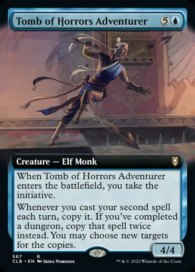 Tomb of Horrors Adventurer (Extended Art) [Commander Legends: Battle for Baldur's Gate] | Boutique FDB TCG