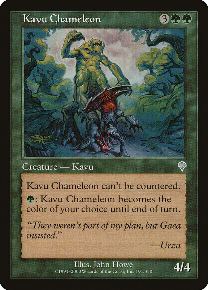 Kavu Chameleon [Invasion] | Boutique FDB TCG