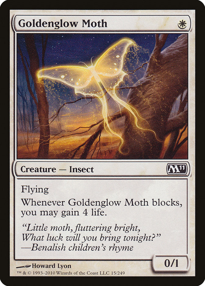 Goldenglow Moth [Magic 2011] | Boutique FDB TCG