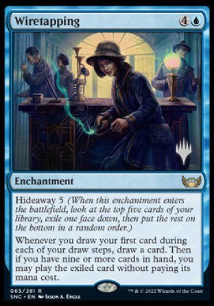 Wiretapping (Promo Pack) [Streets of New Capenna Promos] | Boutique FDB TCG