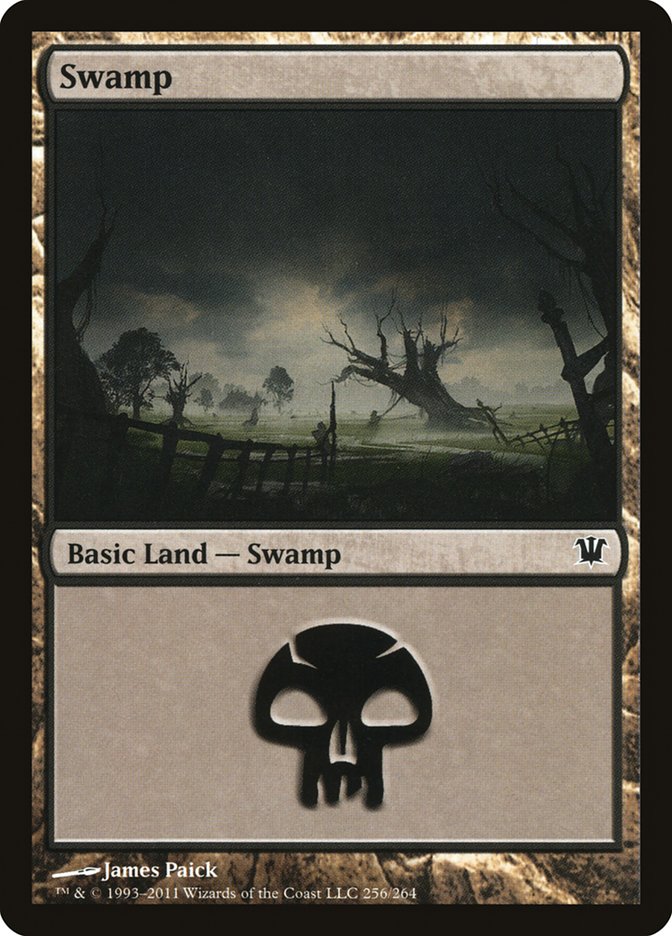 Swamp (256) [Innistrad] | Boutique FDB TCG