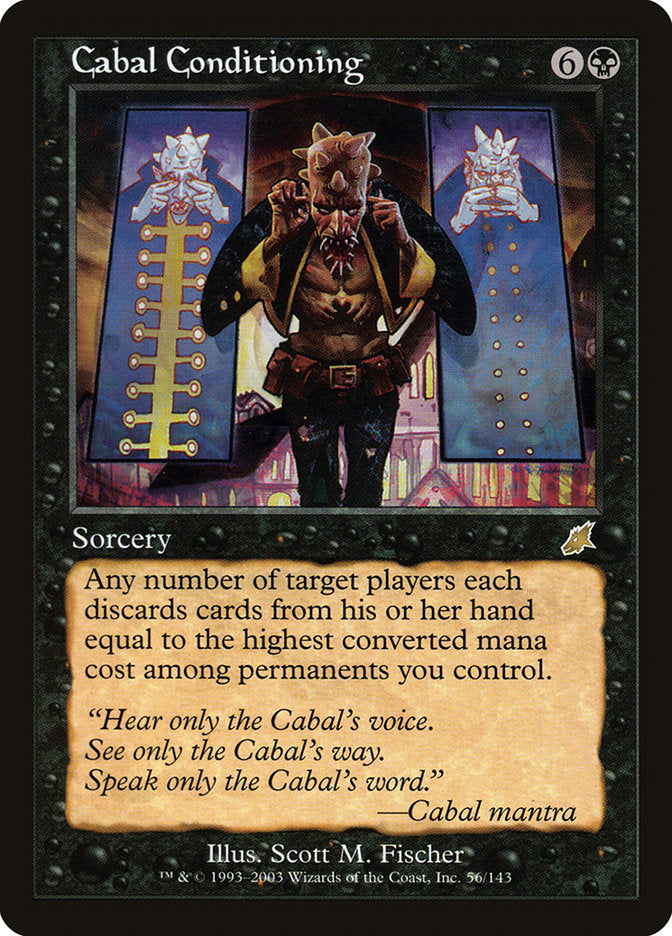 Cabal Conditioning [Scourge] | Boutique FDB TCG