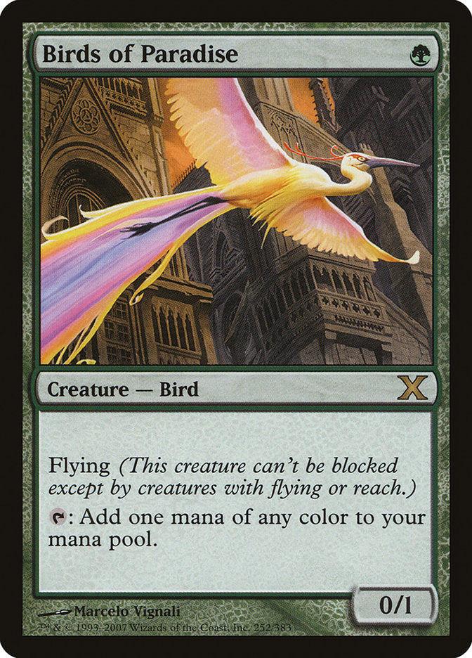 Birds of Paradise [Tenth Edition] | Boutique FDB TCG