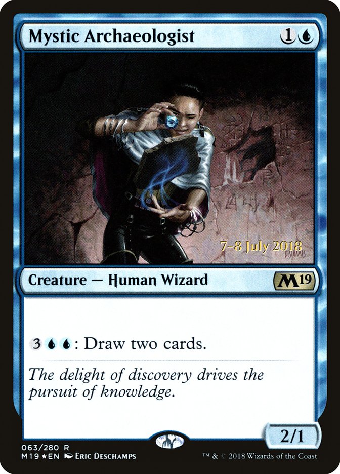 Mystic Archaeologist [Core Set 2019 Prerelease Promos] | Boutique FDB TCG