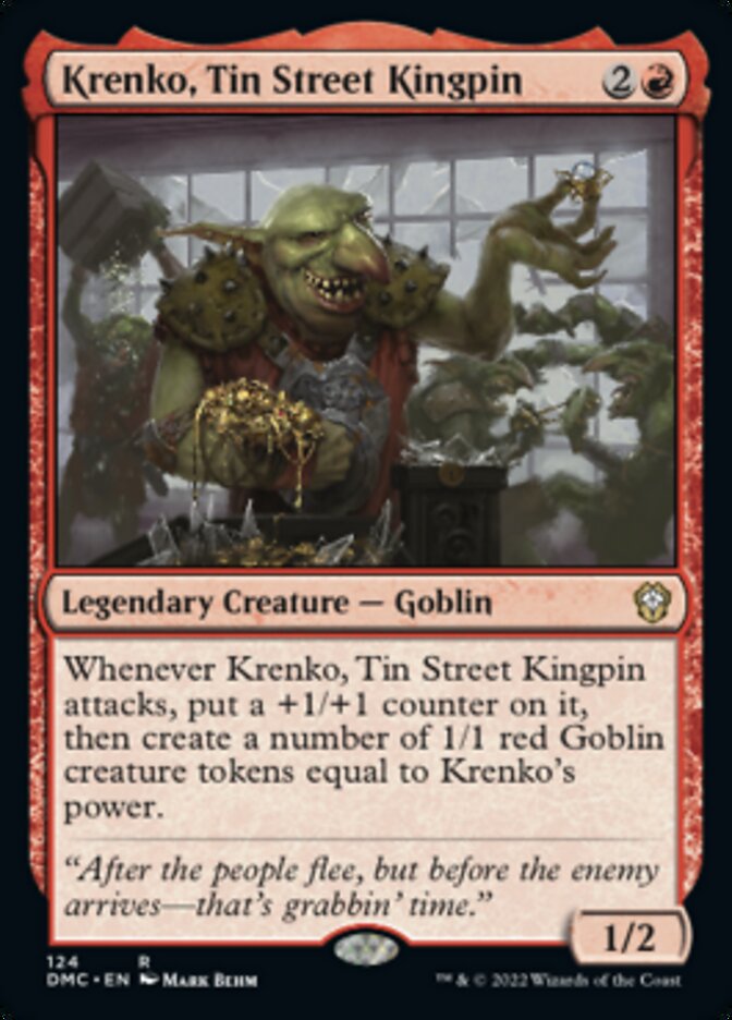 Krenko, Tin Street Kingpin [Dominaria United Commander] | Boutique FDB TCG