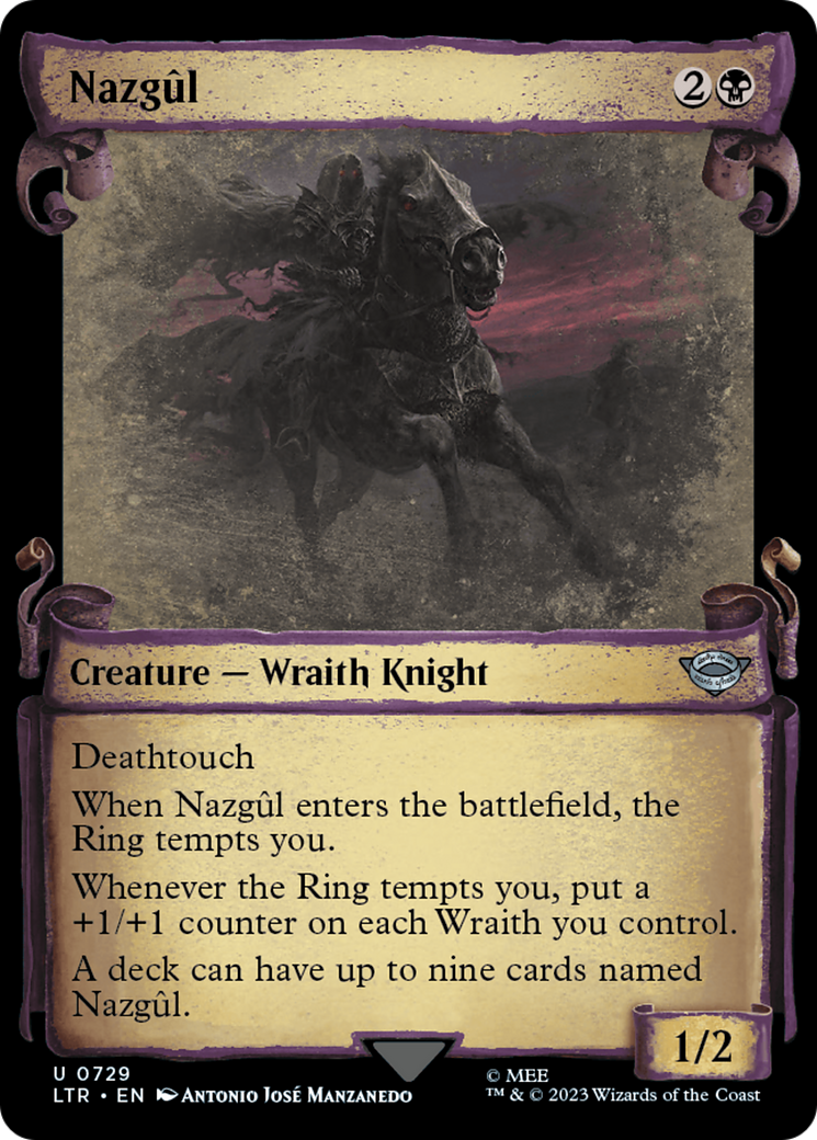 Nazgul (0729) [The Lord of the Rings: Tales of Middle-Earth Showcase Scrolls] | Boutique FDB TCG