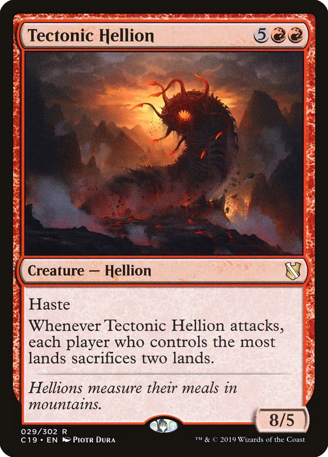Tectonic Hellion [Commander 2019] | Boutique FDB TCG