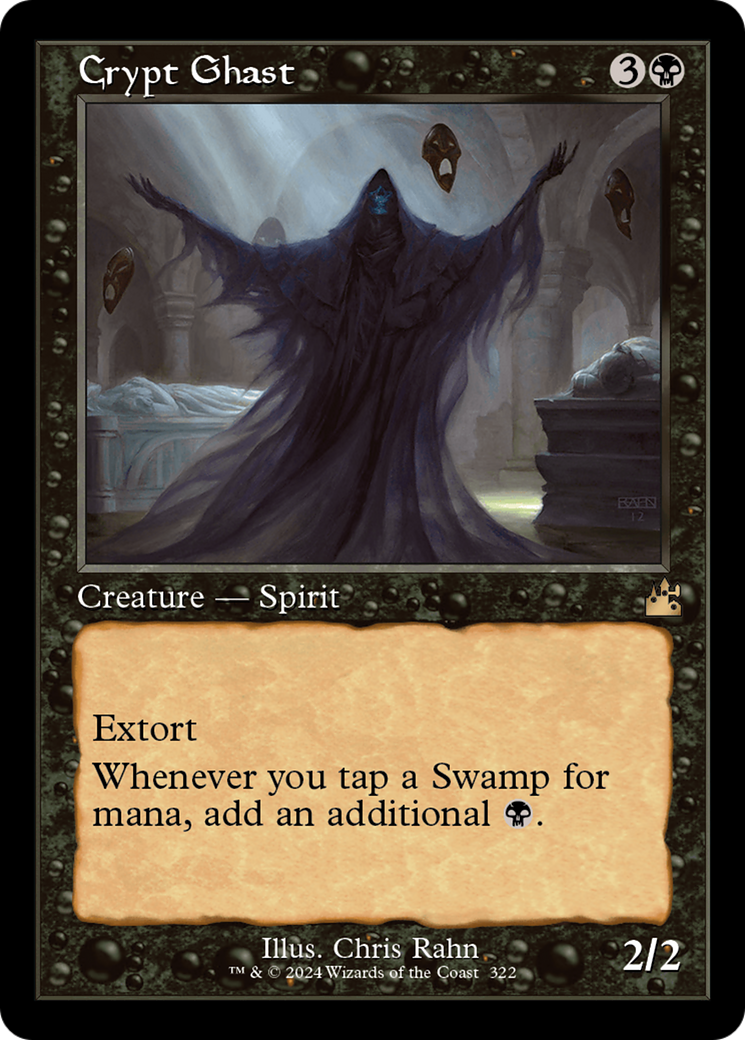 Crypt Ghast (Retro Frame) [Ravnica Remastered] | Boutique FDB TCG