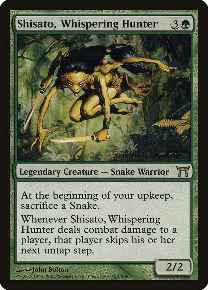 Shisato, Whispering Hunter [Champions of Kamigawa] | Boutique FDB TCG