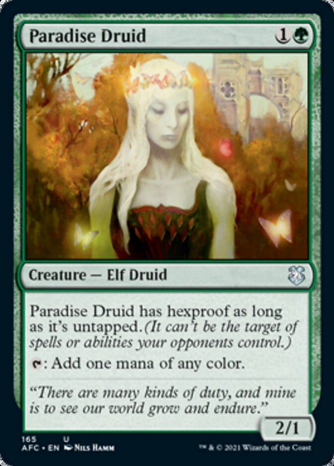 Paradise Druid [Dungeons & Dragons: Adventures in the Forgotten Realms Commander] | Boutique FDB TCG