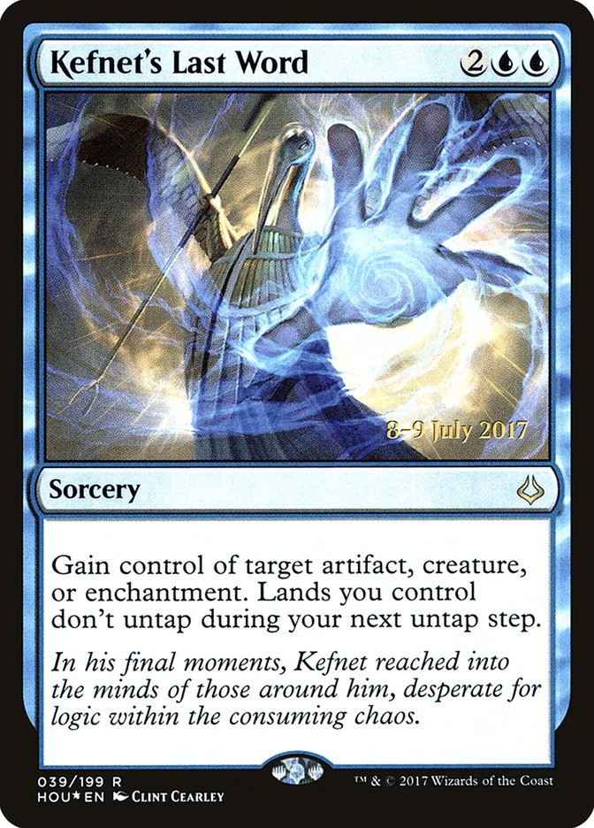 Kefnet's Last Word [Hour of Devastation Prerelease Promos] | Boutique FDB TCG