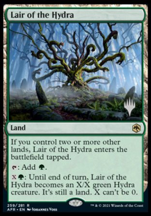 Lair of the Hydra (Promo Pack) [Dungeons & Dragons: Adventures in the Forgotten Realms Promos] | Boutique FDB TCG