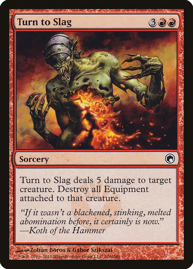 Turn to Slag [Scars of Mirrodin] | Boutique FDB TCG