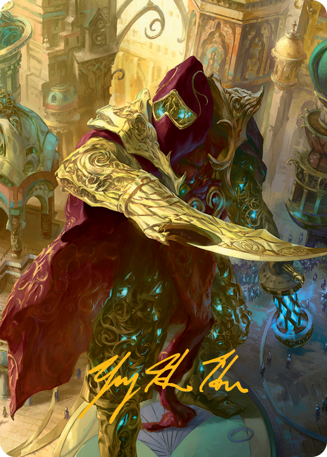 Baral, Chief of Compliance Art Card (Gold-Stamped Signature) [March of the Machine Art Series] | Boutique FDB TCG