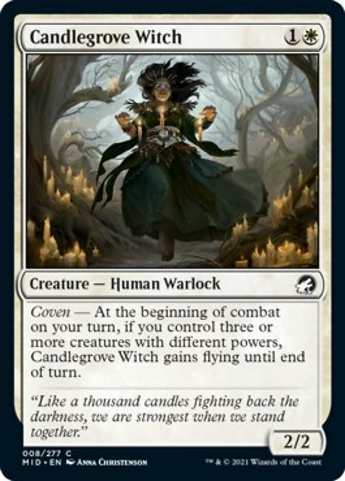 Candlegrove Witch [Innistrad: Midnight Hunt] | Boutique FDB TCG