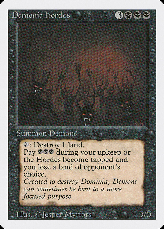 Demonic Hordes [Revised Edition] | Boutique FDB TCG