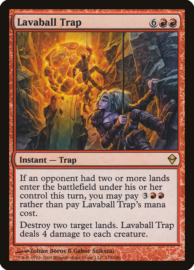 Lavaball Trap [Zendikar] | Boutique FDB TCG