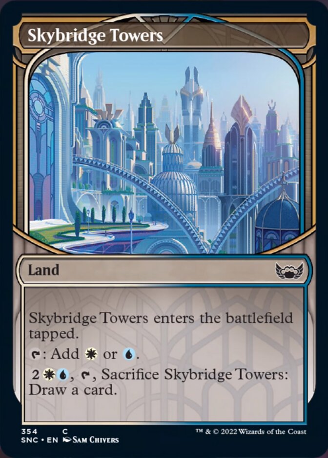 Skybridge Towers (Showcase Skyscraper) [Streets of New Capenna] | Boutique FDB TCG