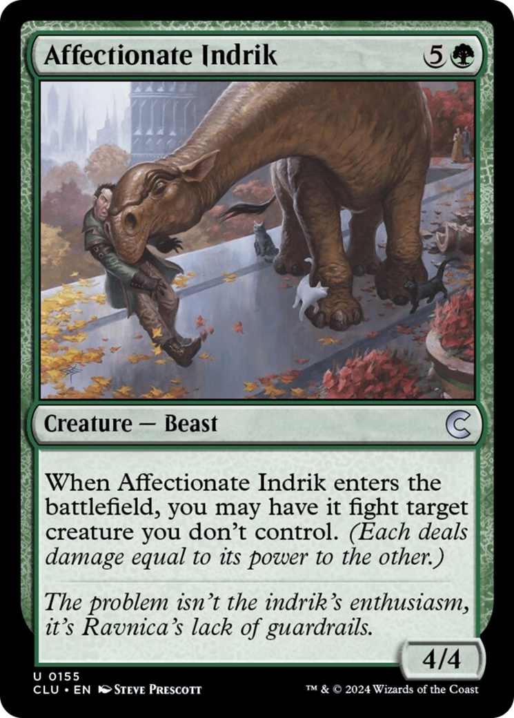 Affectionate Indrik [Ravnica: Clue Edition] | Boutique FDB TCG