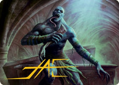 Ghoul Art Card (Gold-Stamped Signature) [Dungeons & Dragons: Adventures in the Forgotten Realms Art Series] | Boutique FDB TCG