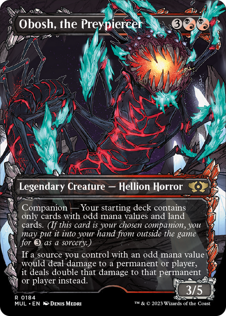 Obosh, the Preypiercer (Halo Foil) [Multiverse Legends] | Boutique FDB TCG