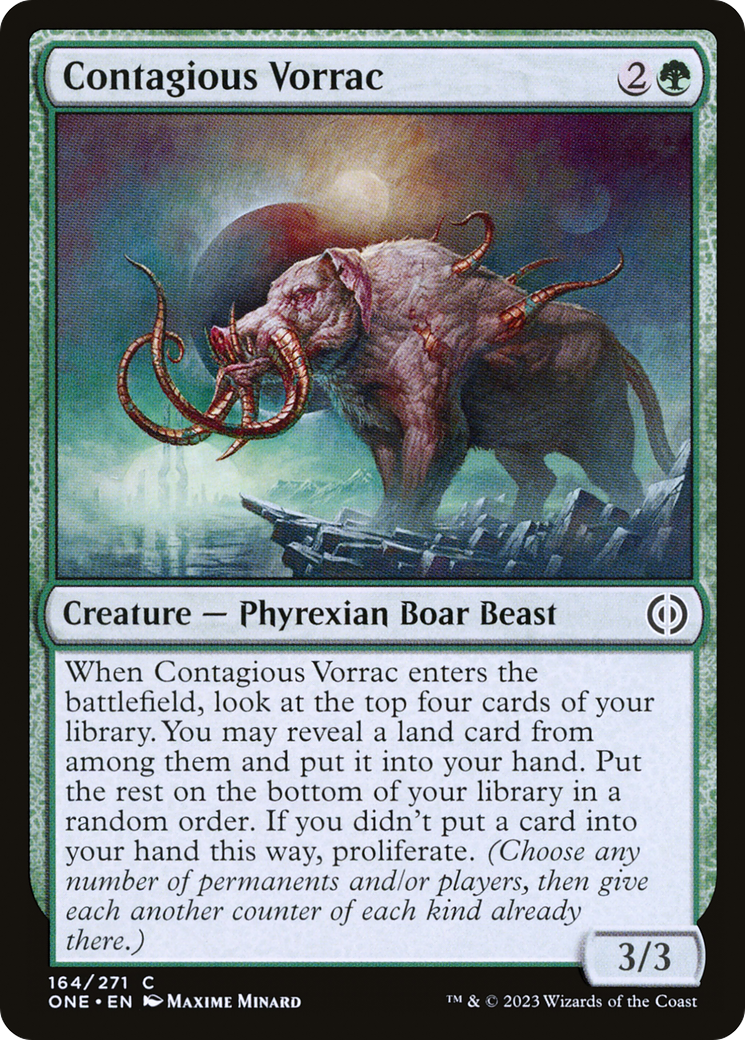 Contagious Vorrac [Phyrexia: All Will Be One] | Boutique FDB TCG
