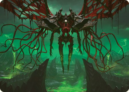 Archfiend of the Dross Art Card [Phyrexia: All Will Be One Art Series] | Boutique FDB TCG