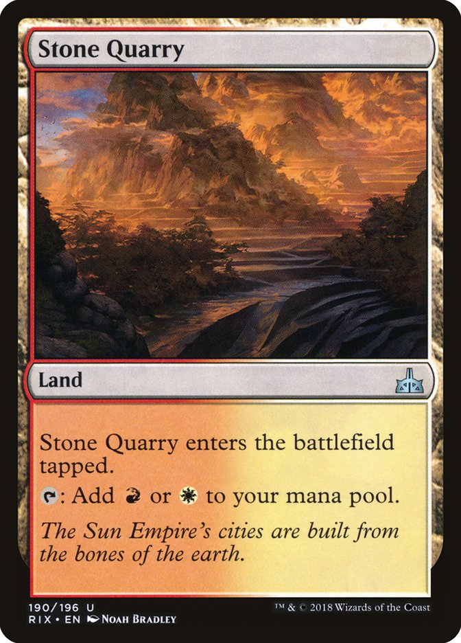 Stone Quarry [Rivals of Ixalan] | Boutique FDB TCG