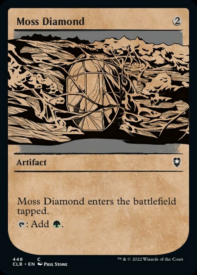 Moss Diamond (Showcase) [Commander Legends: Battle for Baldur's Gate] | Boutique FDB TCG