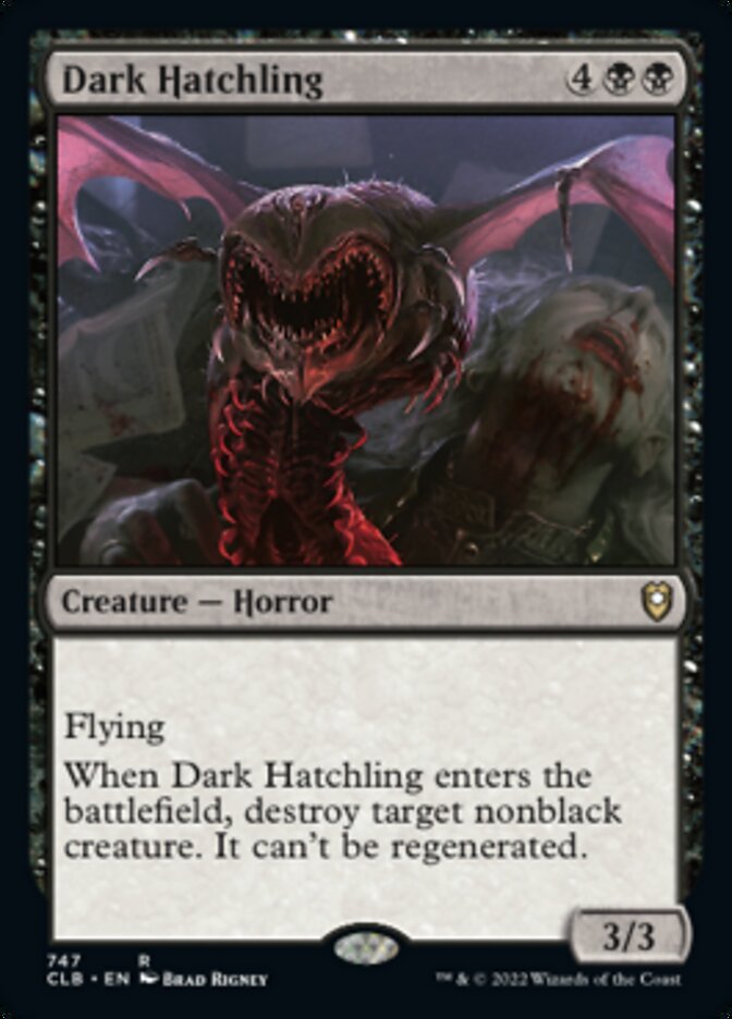 Dark Hatchling [Commander Legends: Battle for Baldur's Gate] | Boutique FDB TCG